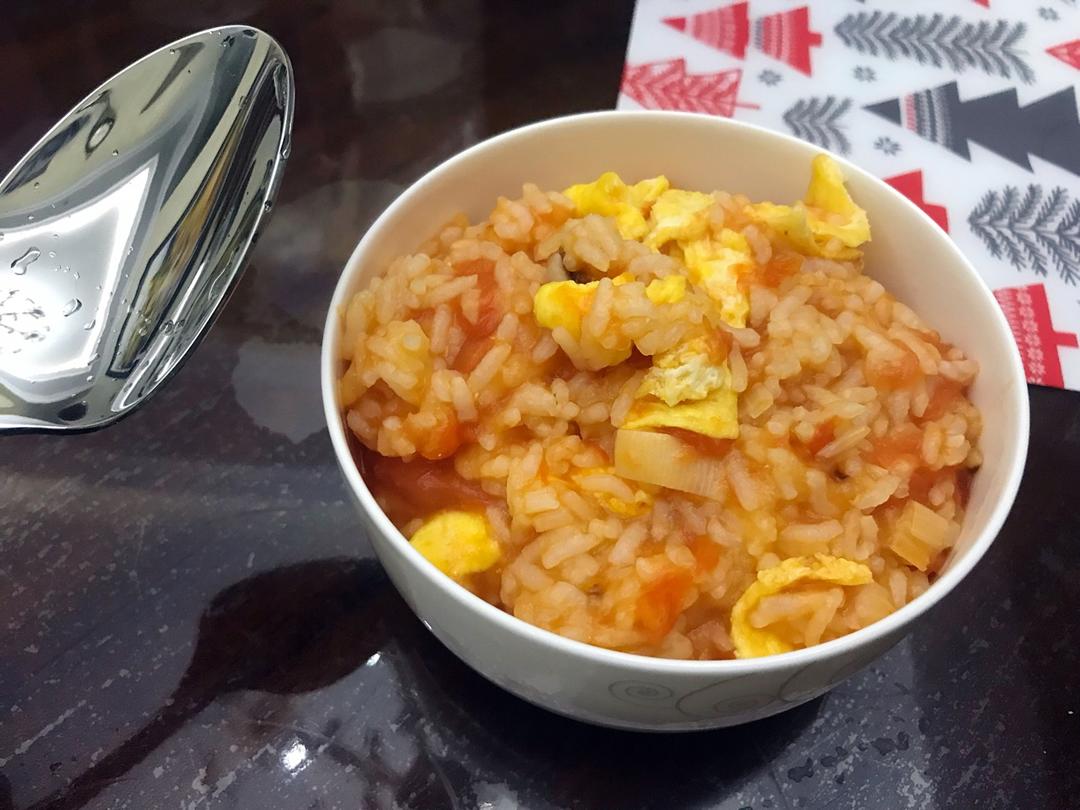 番茄鸡蛋炒饭