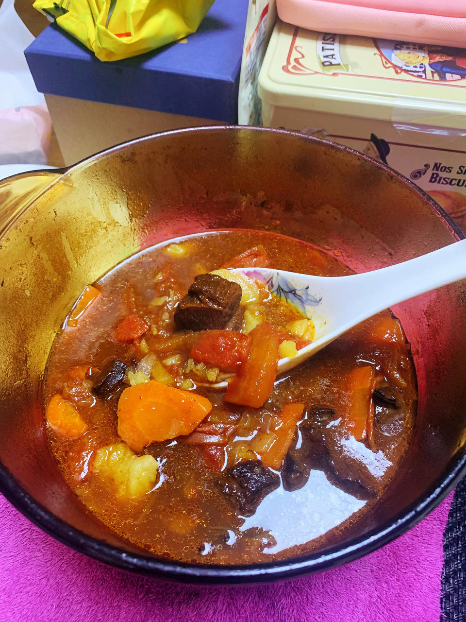 番茄土豆炖牛腩