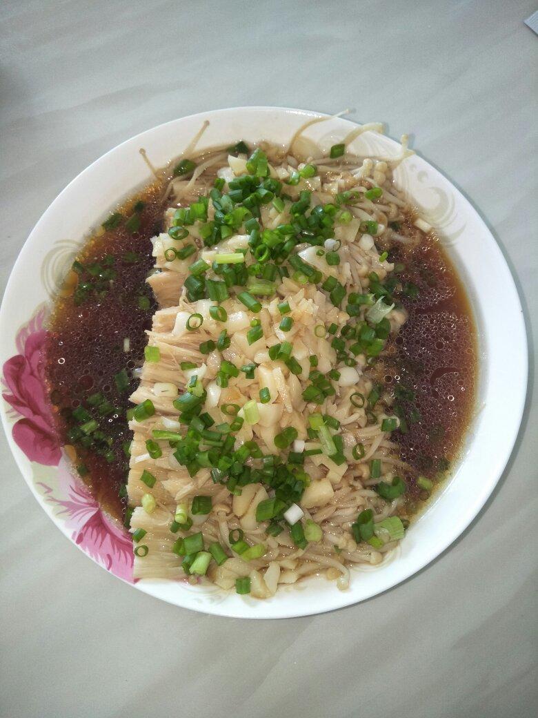 蒜蓉蒸金针菇