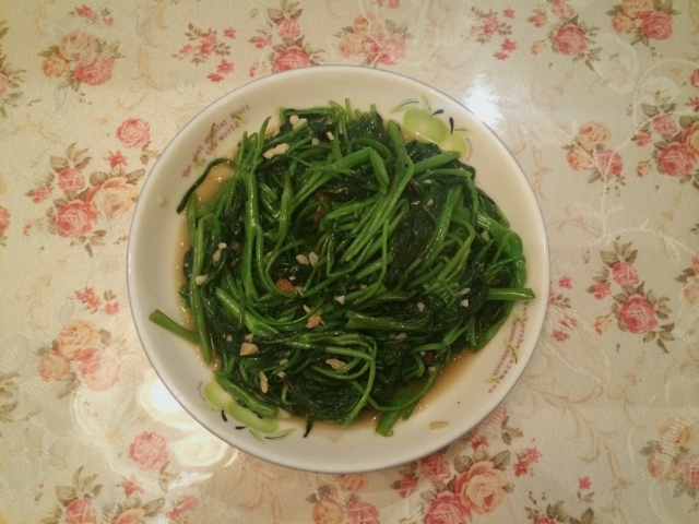 顾不了独版炒空心菜