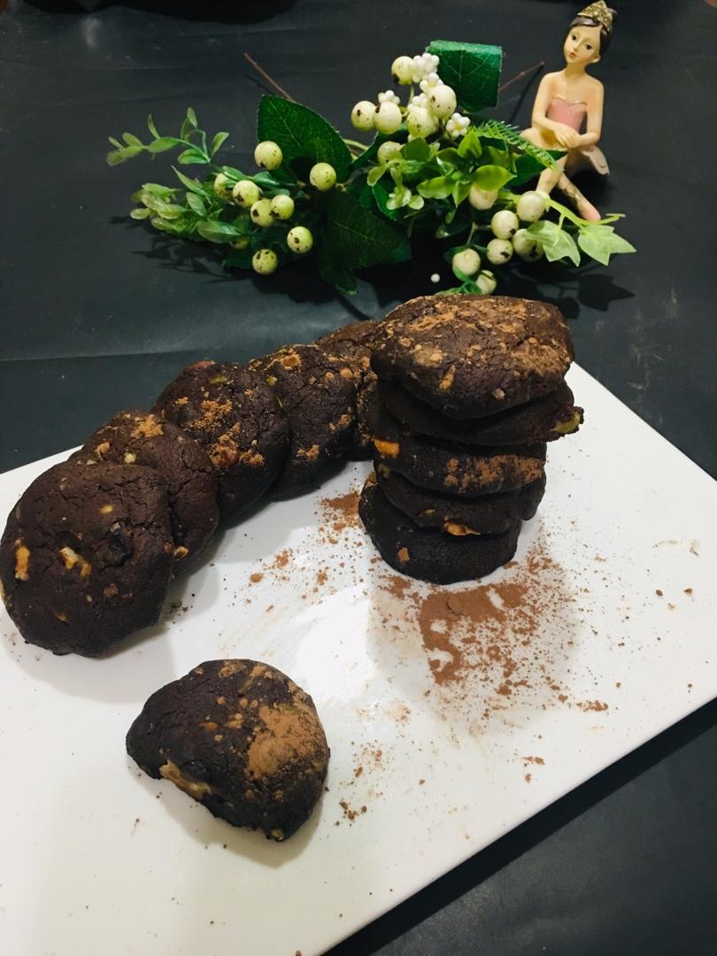 三重巧克力曲奇饼干 Triple Chocolate Cookies