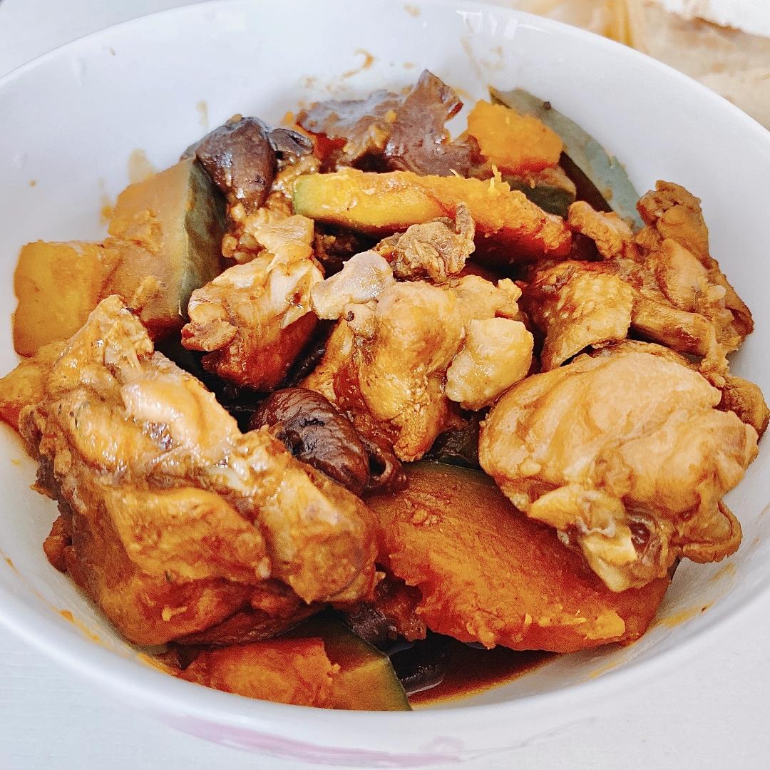 榛蘑土豆炖鸡