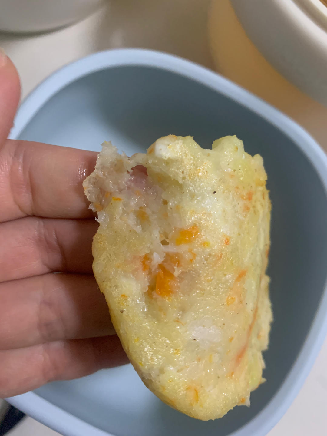 龙利鱼海苔土豆胡萝卜小饼 辅食