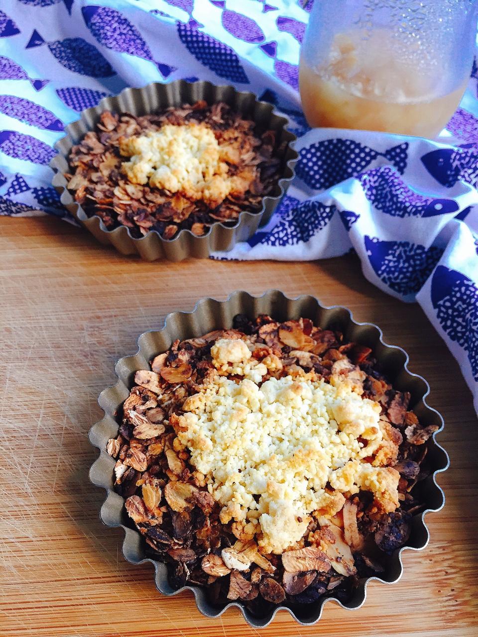 纯素烤蓝莓黑莓燕麦脆 Blueberry&Blackberry Crumble