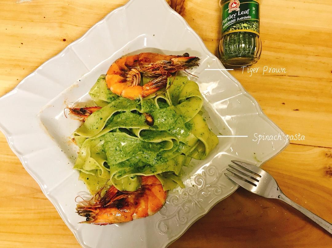 菠菜意面