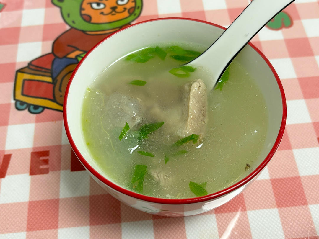冬瓜排骨汤，夏天的味道