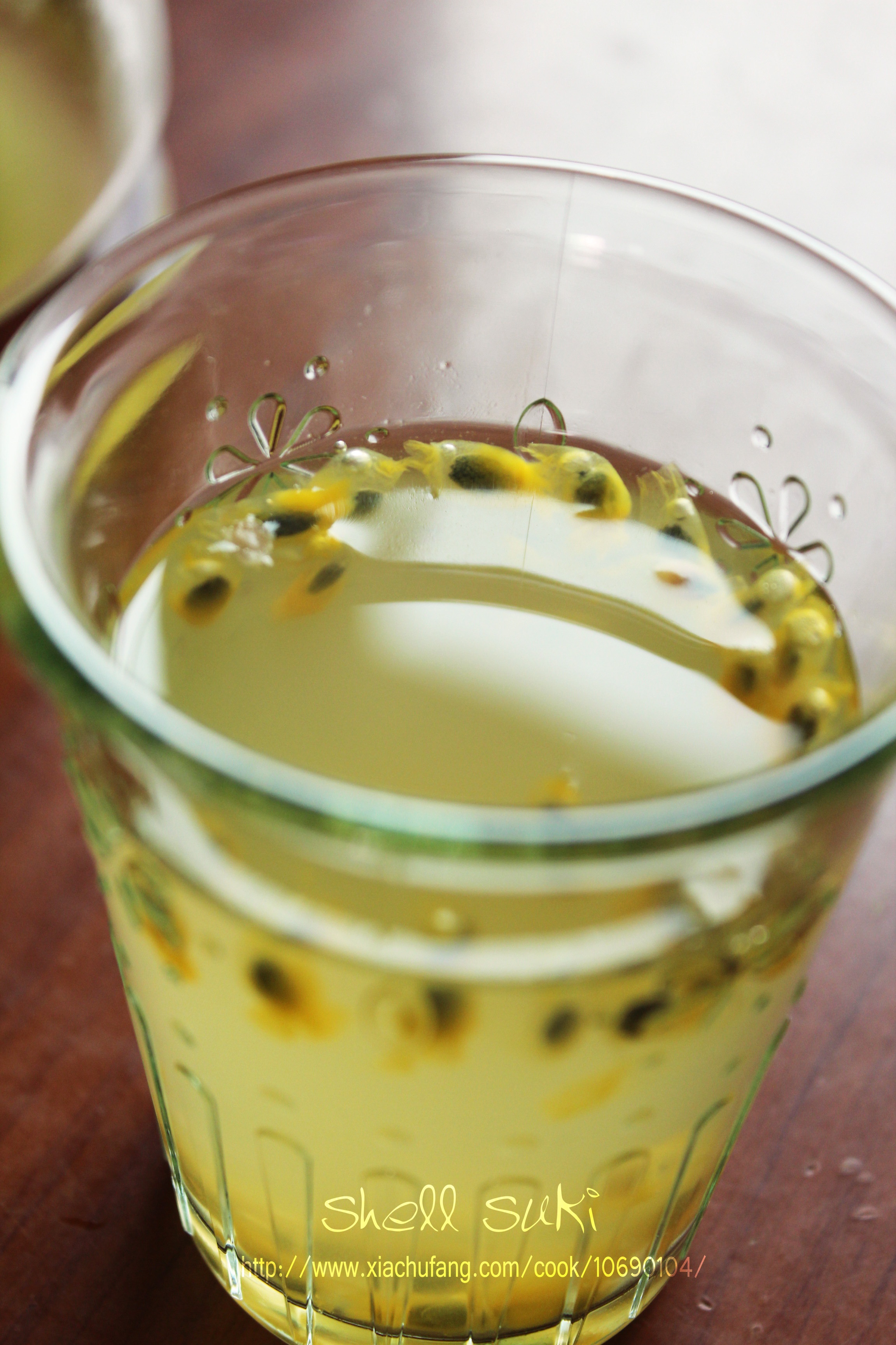 百香果蜂蜜茶