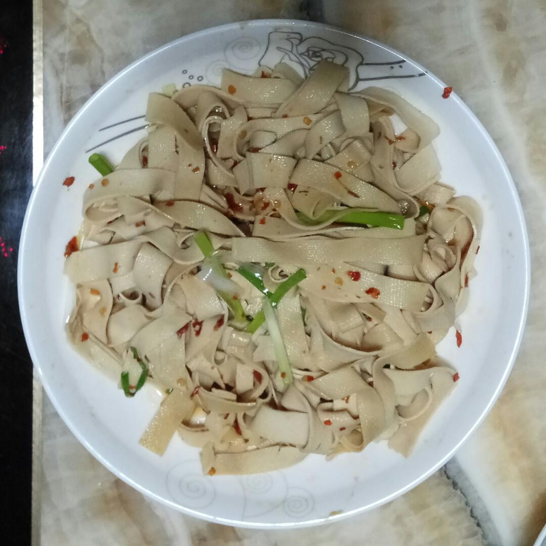 葱油豆腐皮