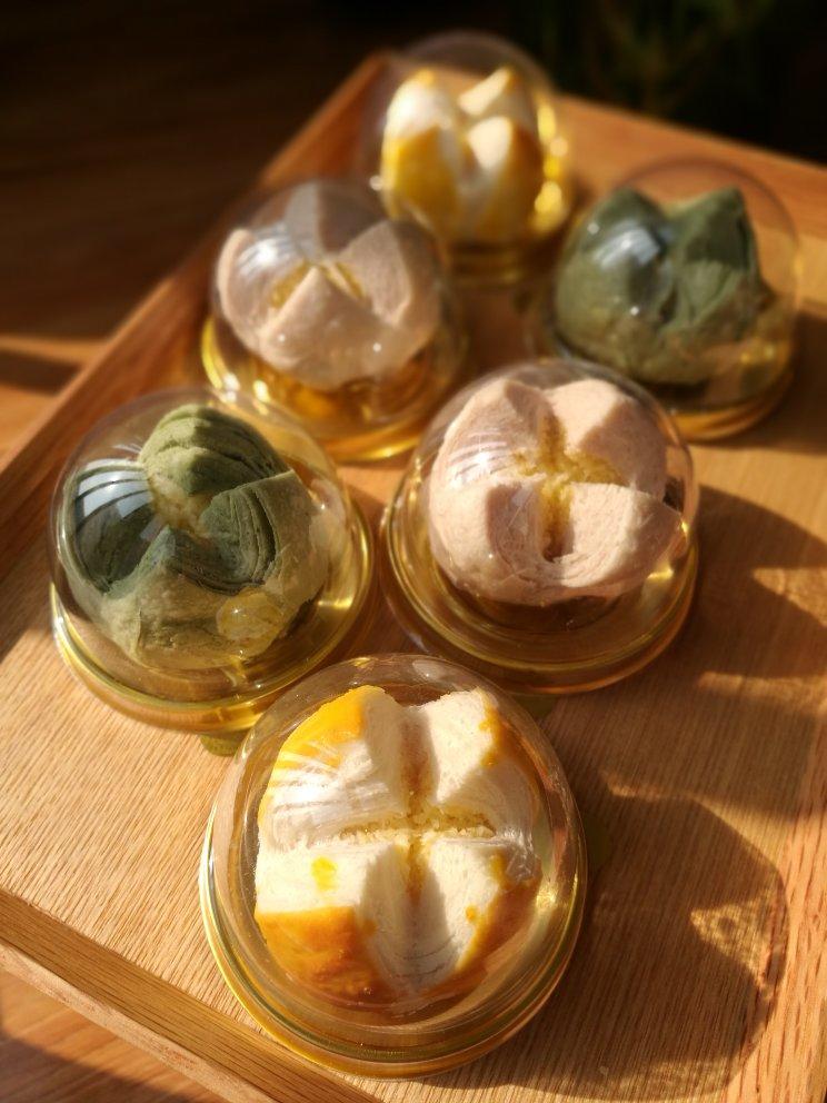 花开富贵之四种口味的椰蓉开口酥