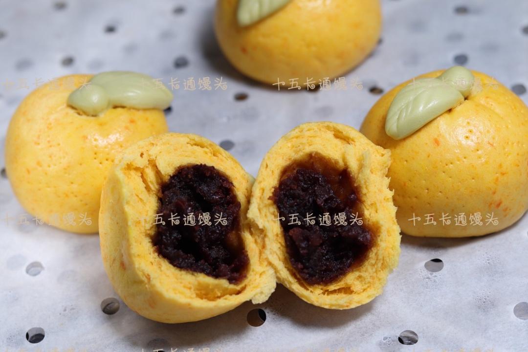 可剥皮的橘子🍊卡通果蔬仿真橘子造型馒头