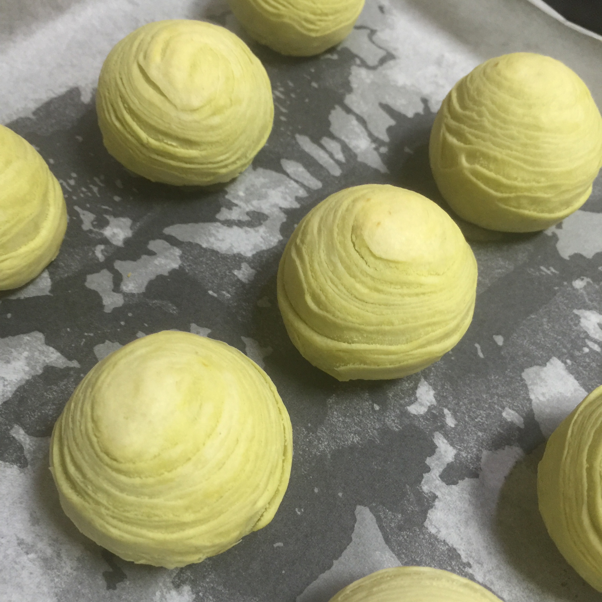 麻薯香芋酥/台湾大甲芋头酥(无猪油完美复刻2015.10修订各种抹茶酥、绿茶酥、蛋黄酥、紫薯酥通用哟）