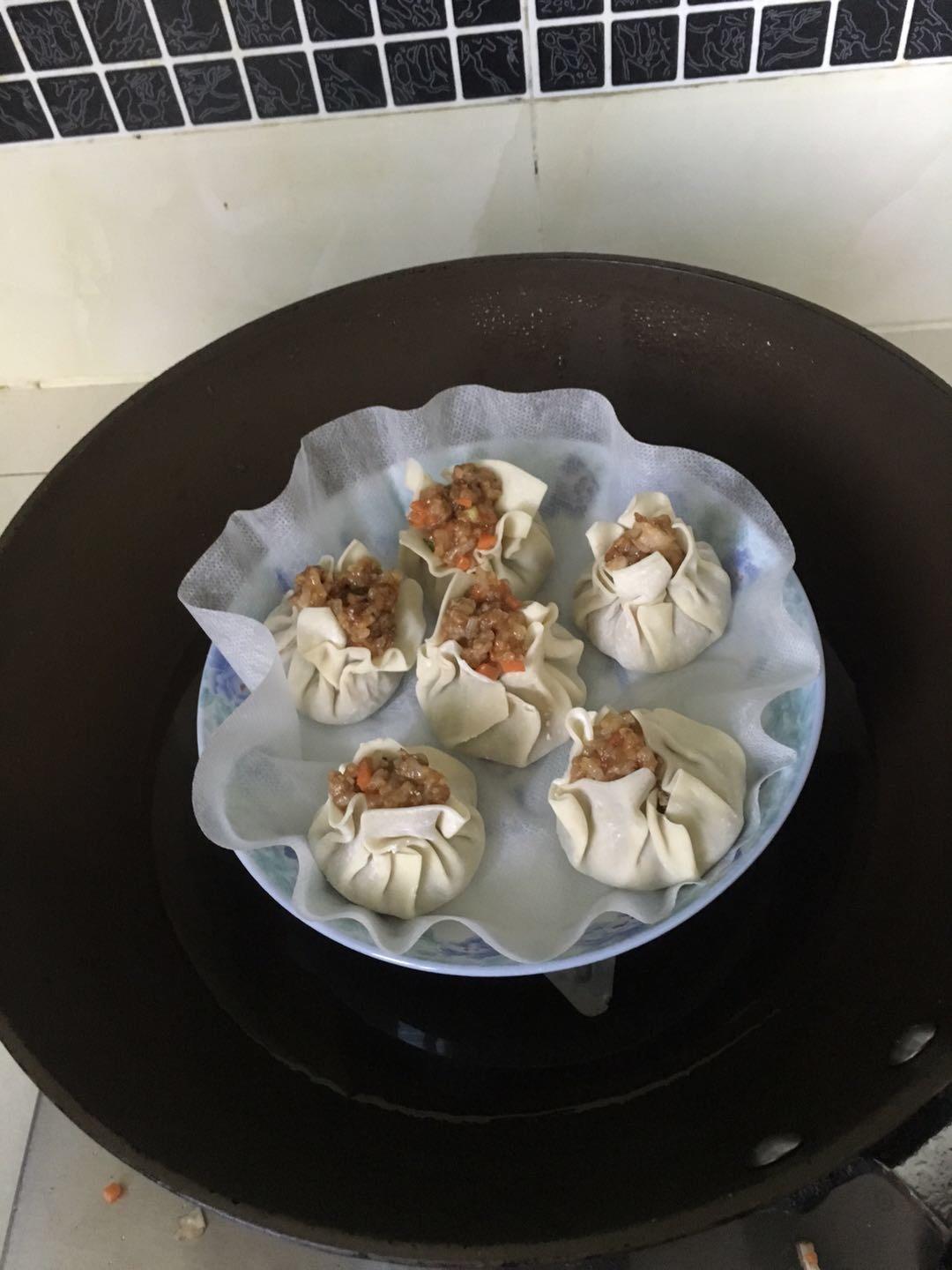 简易糯米烧卖（附烧卖包法）