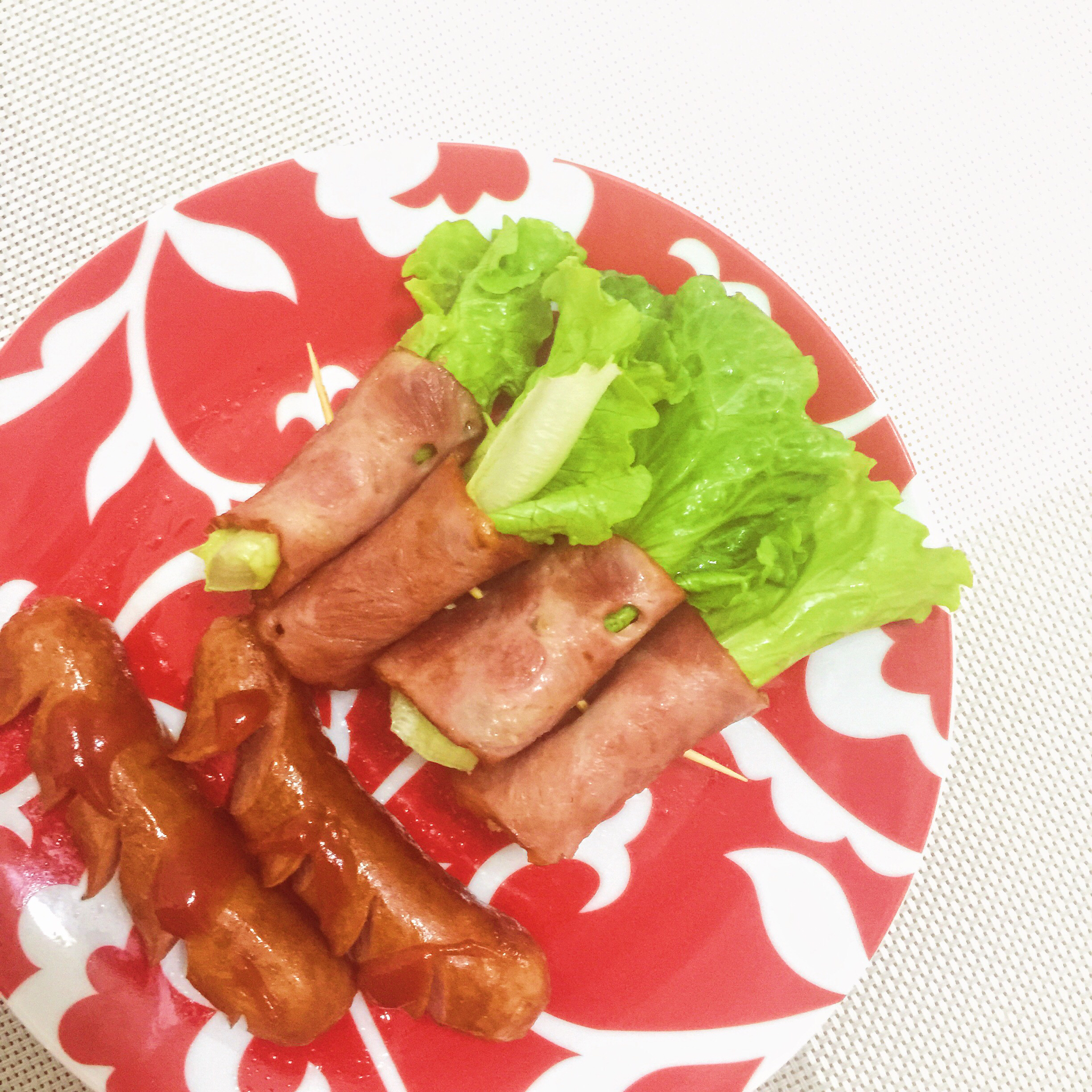 培根生菜卷