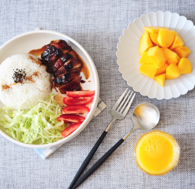 照烧鸡腿饭