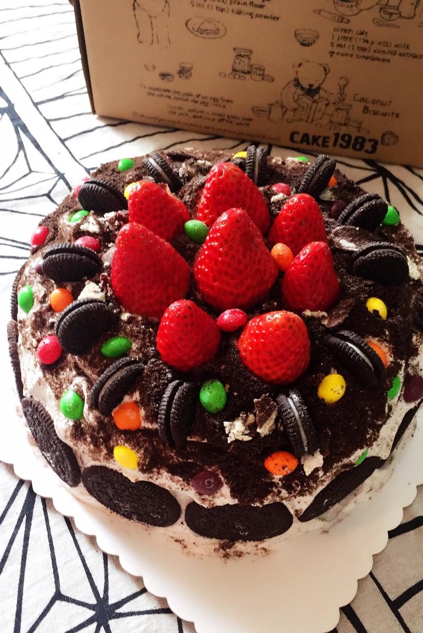 八寸戚风蛋糕（生日蛋糕坯）附六寸配单