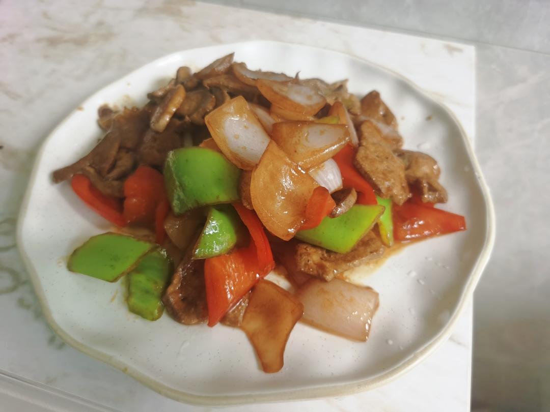 爆炒猪肝家庭做法