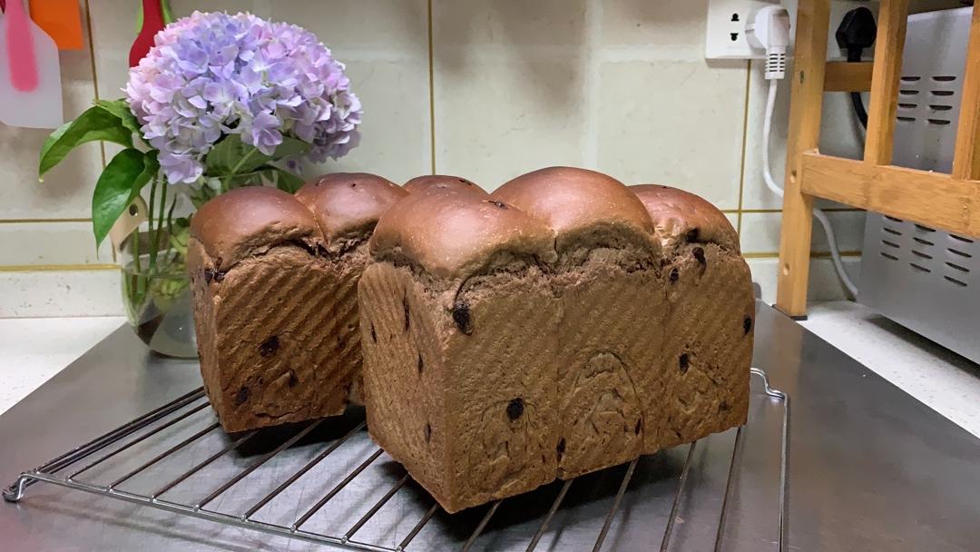 奶油巧克力吐司