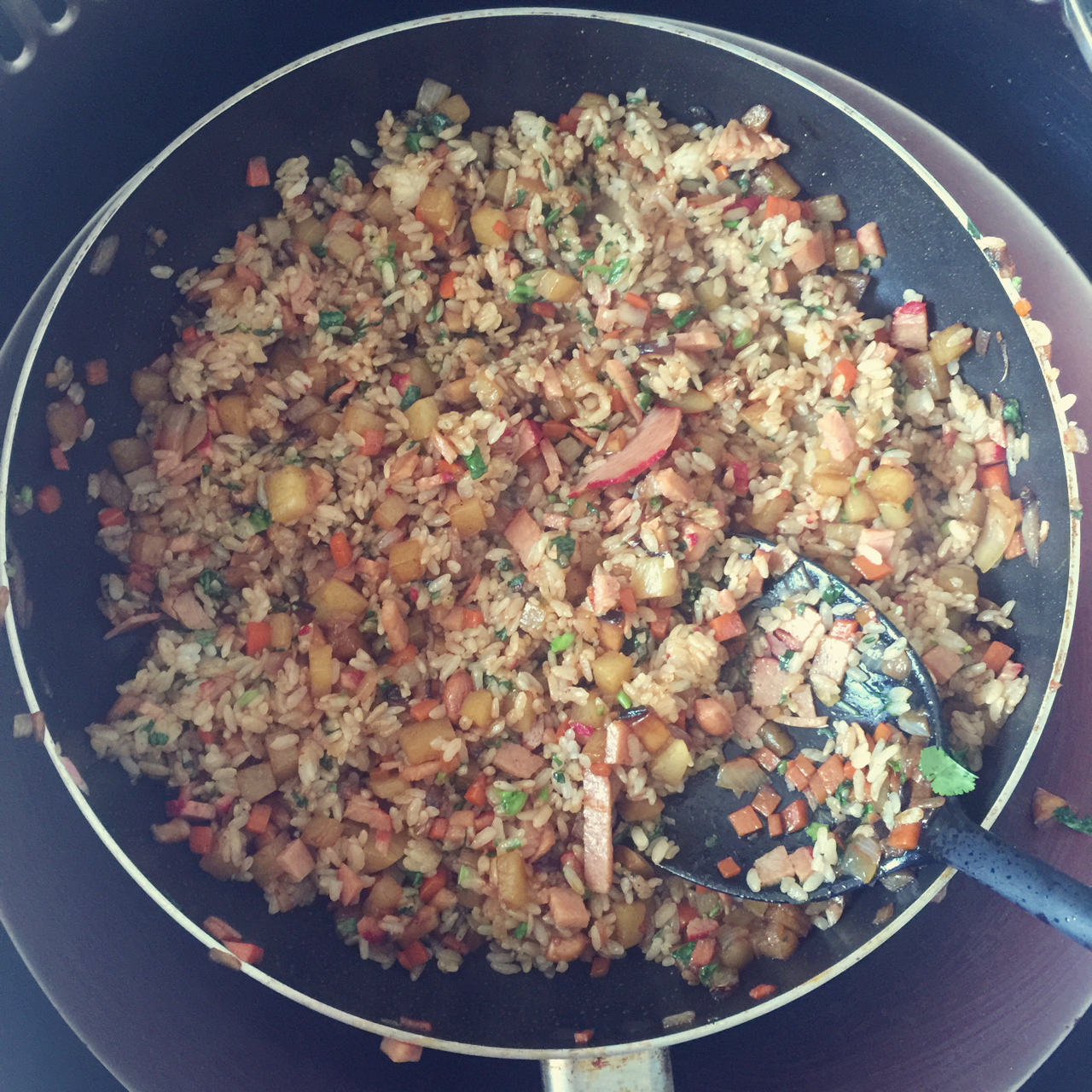 孜然土豆炒饭