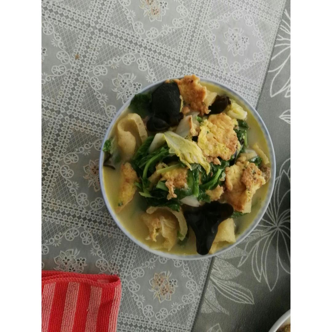 鸡刨豆腐