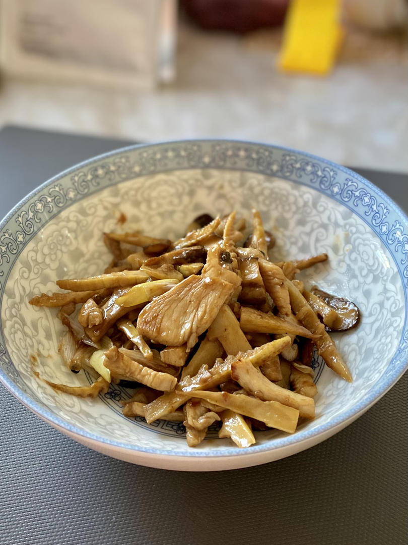 鸡肉竹笋丝