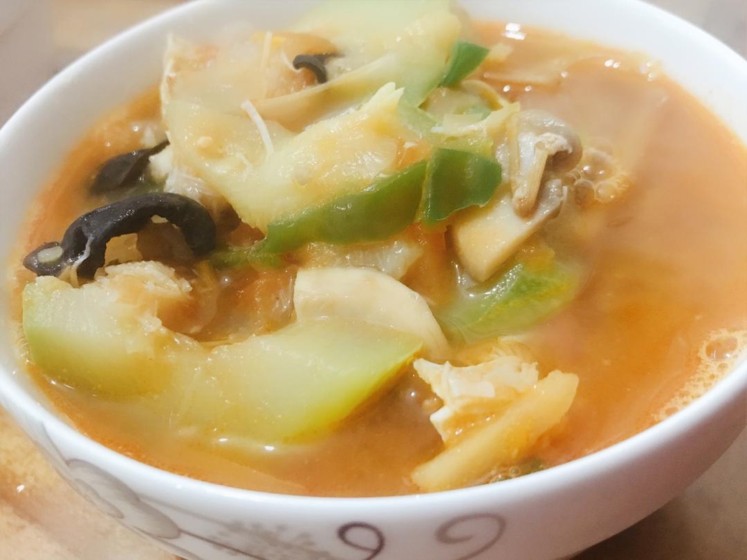 西红柿海鲜汤