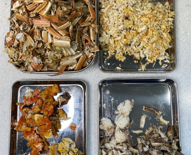 勤俭持家-一蟹四吃的做法