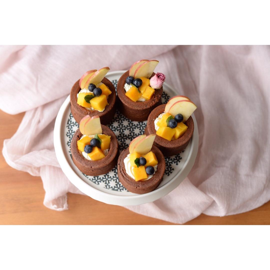 巧克力海绵杯子蛋糕