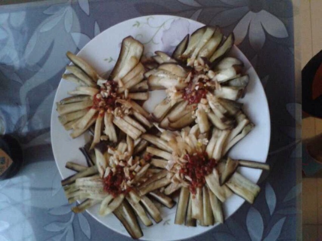 菊花茄子