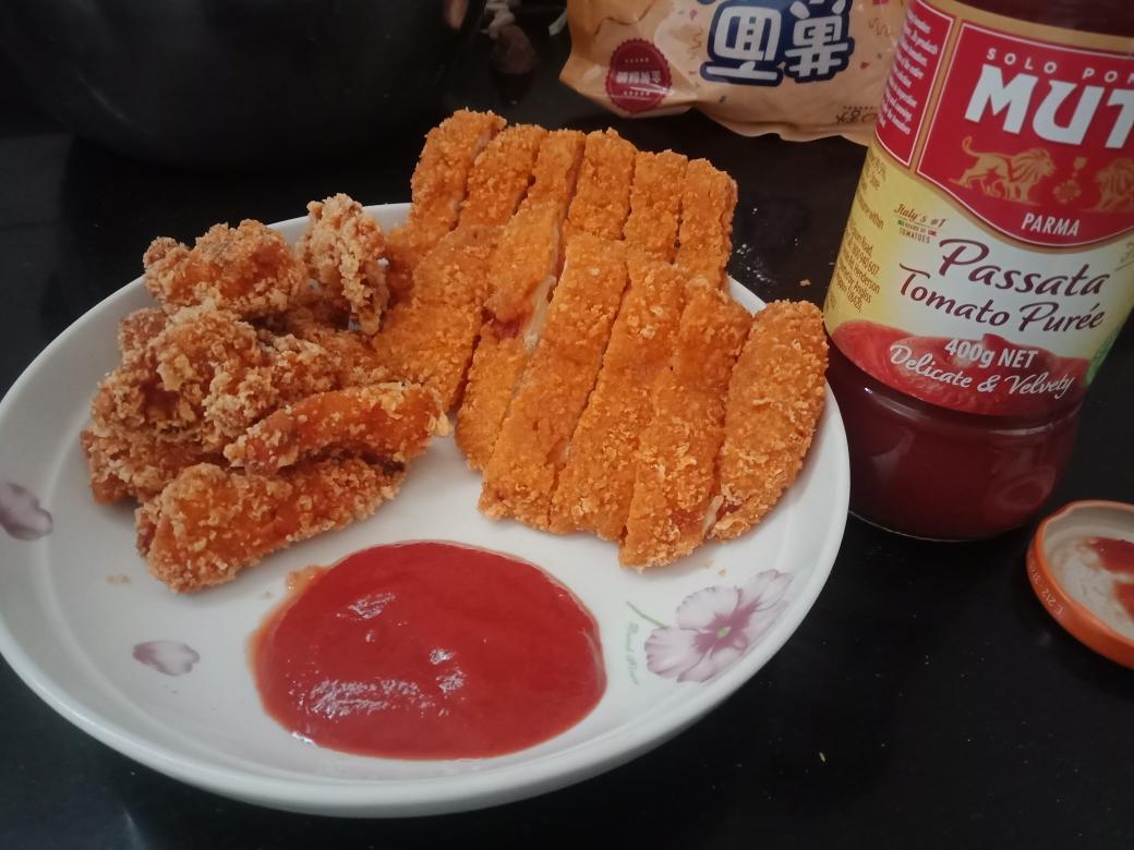 炸鸡排鸡米花的做法