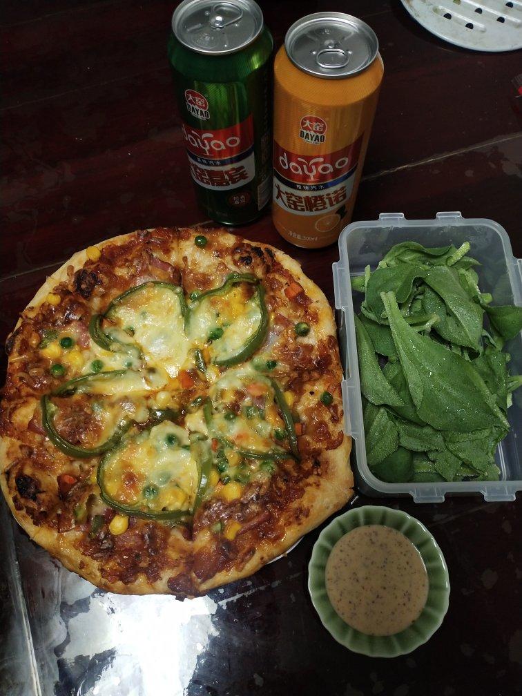 新手披萨饼皮pizza(能开餐厅那种)