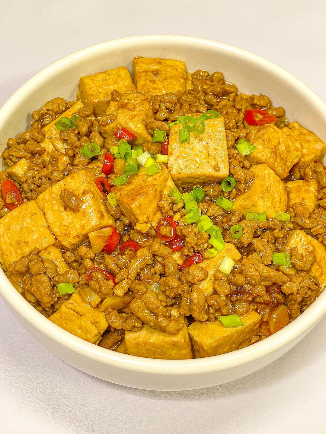 肉末豆腐的做法