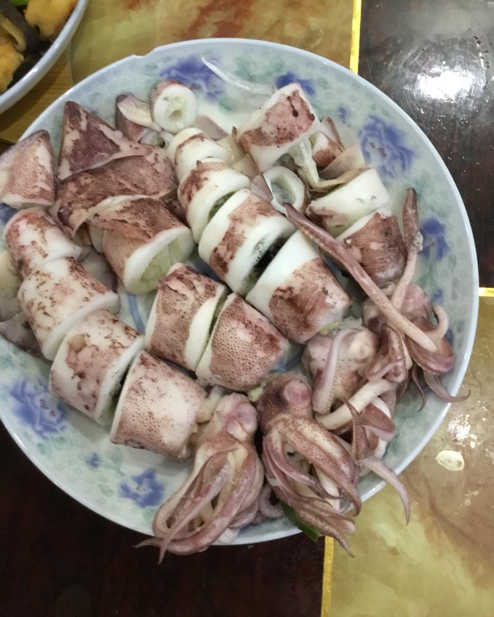 白灼小管