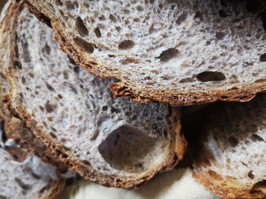 黑麦粉“双花”型欧包的做法 步骤31