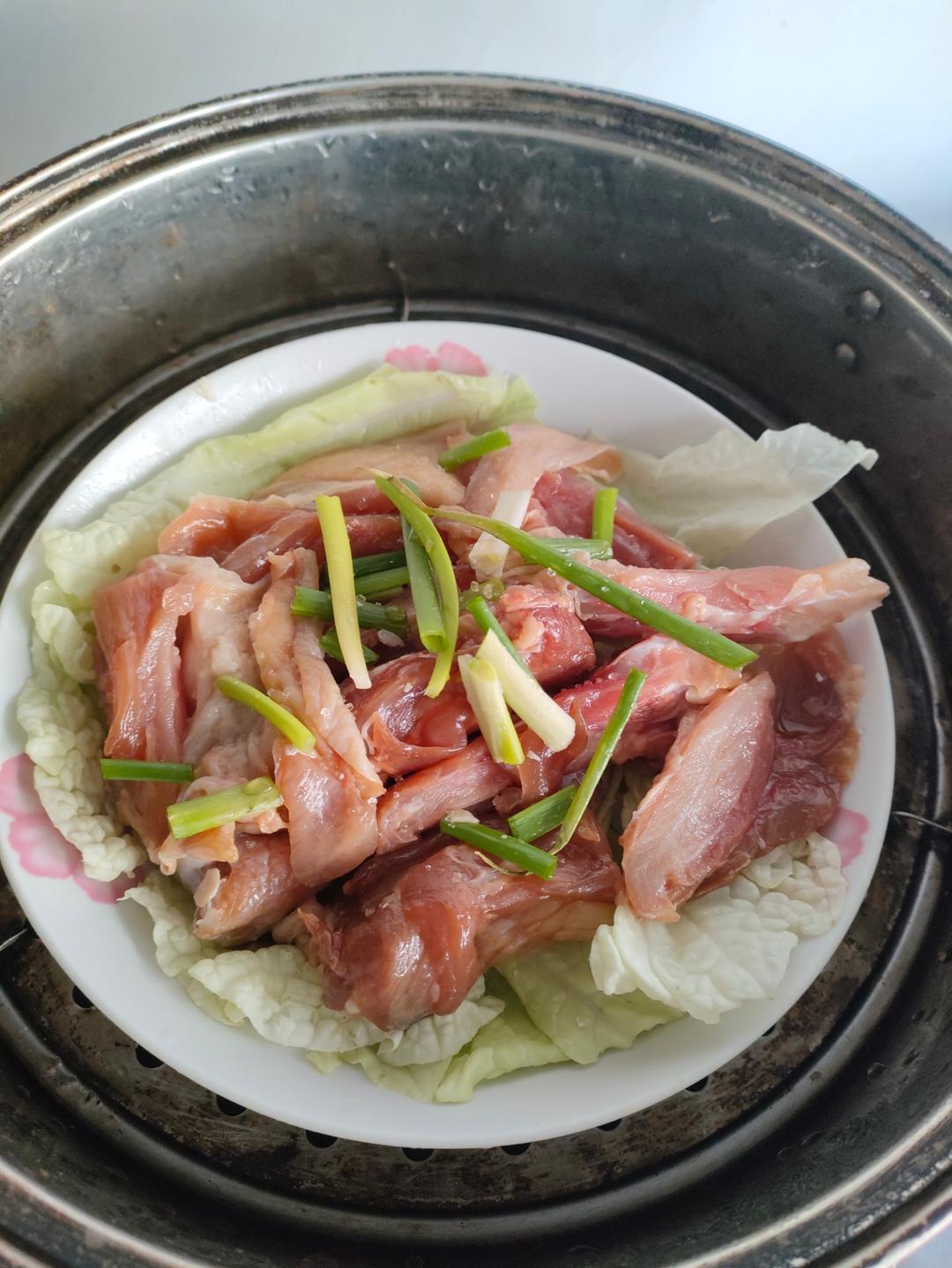 清蒸腊鸡腿