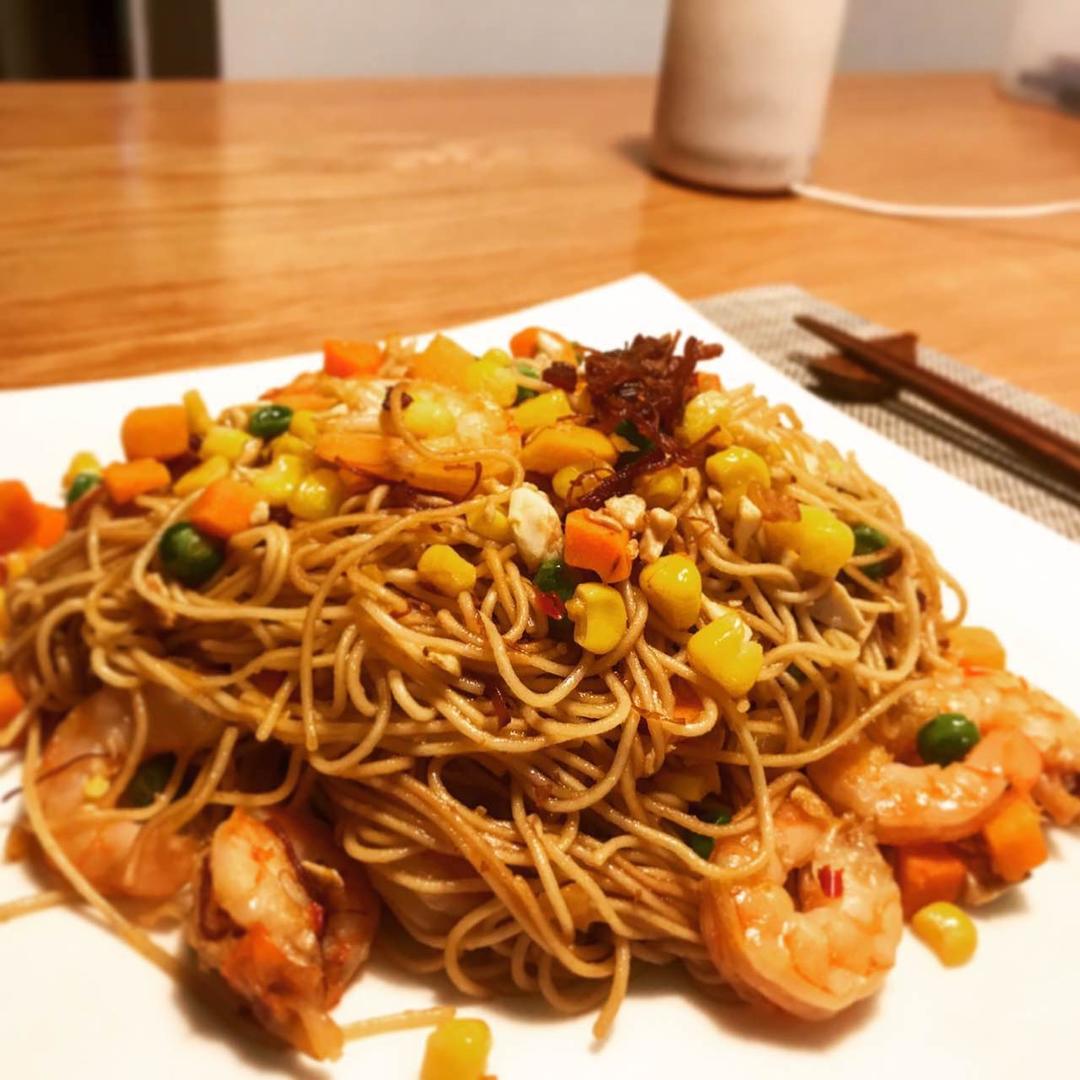 任大叔做的xo酱耳光炒面