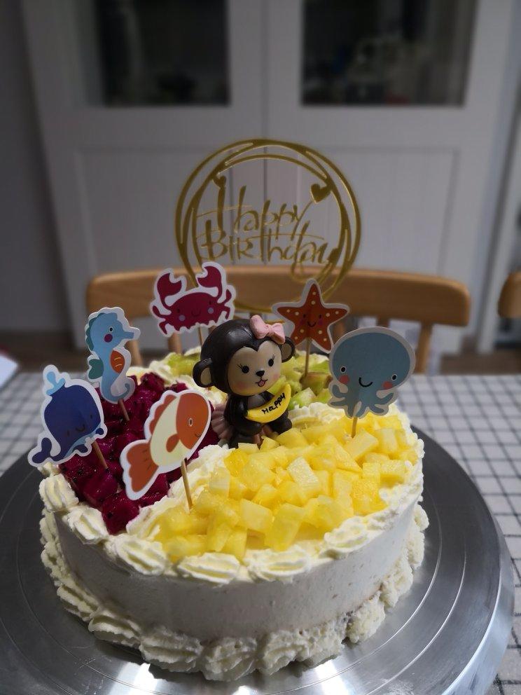 8寸水果生日蛋糕