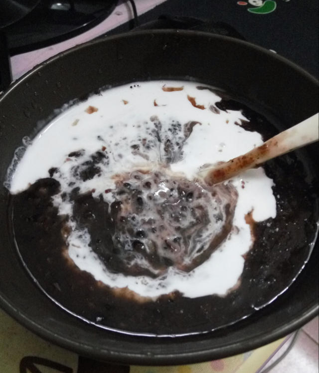 椰汁黑糯米