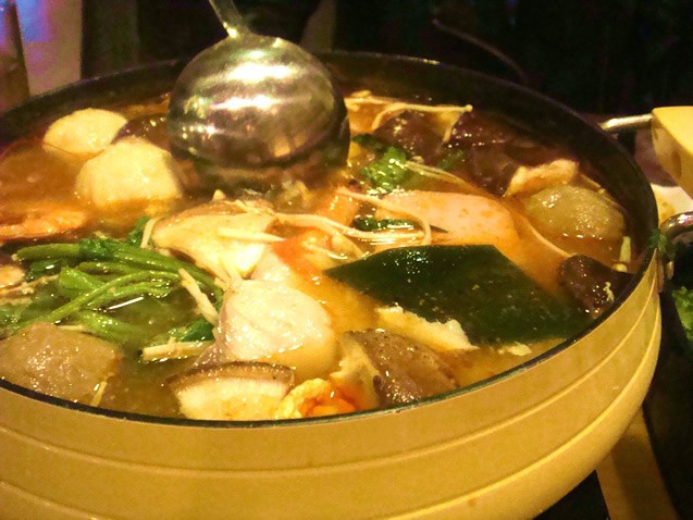 冬阴功海鲜锅