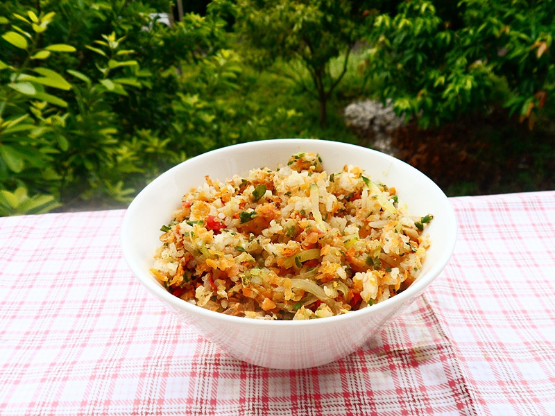 香菇蔬菜咖喱炒饭
