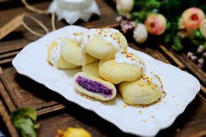 酸奶桂花紫薯糍粑的做法 步骤18