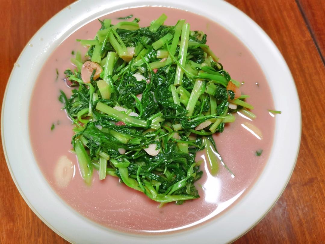 腐乳空心菜，好吃还减肥