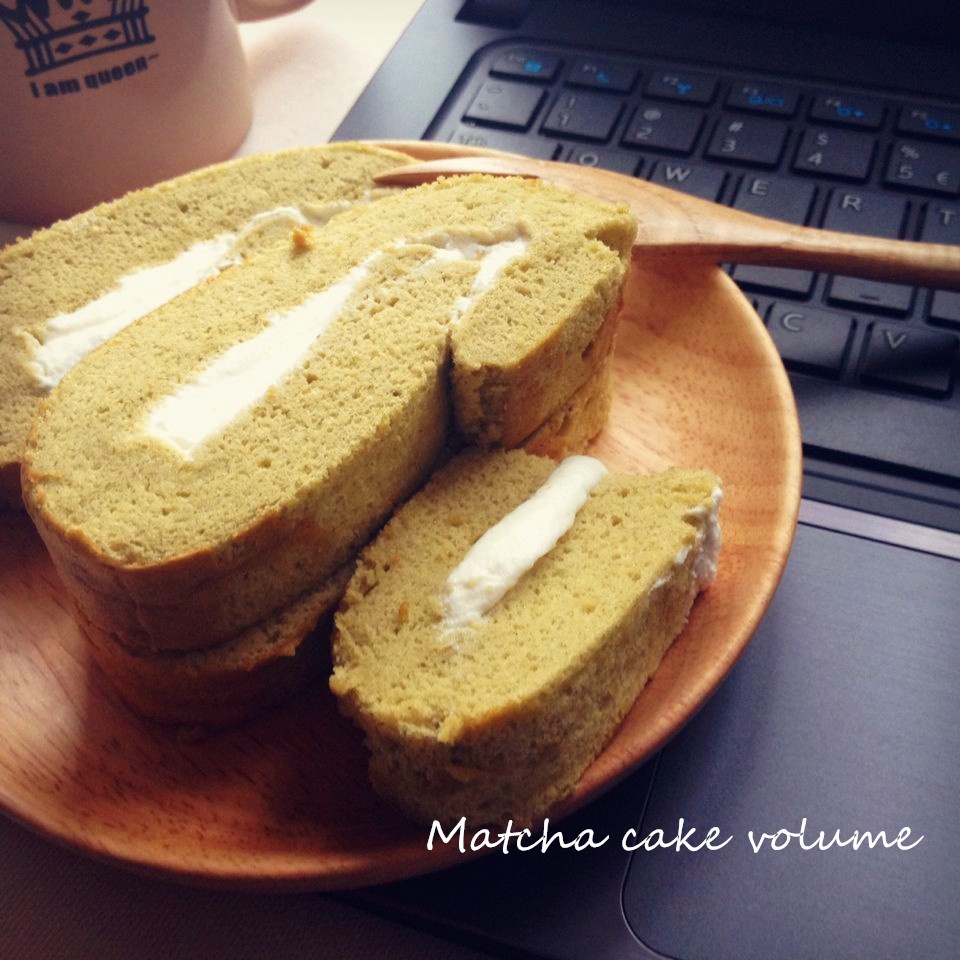 抹茶红豆蛋糕卷（福田淳子版）