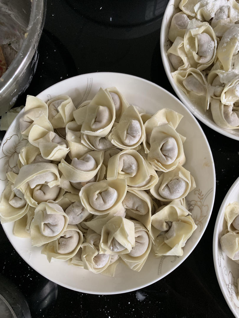 芒果布丁喵星人做的虾仁鲜肉小馄饨