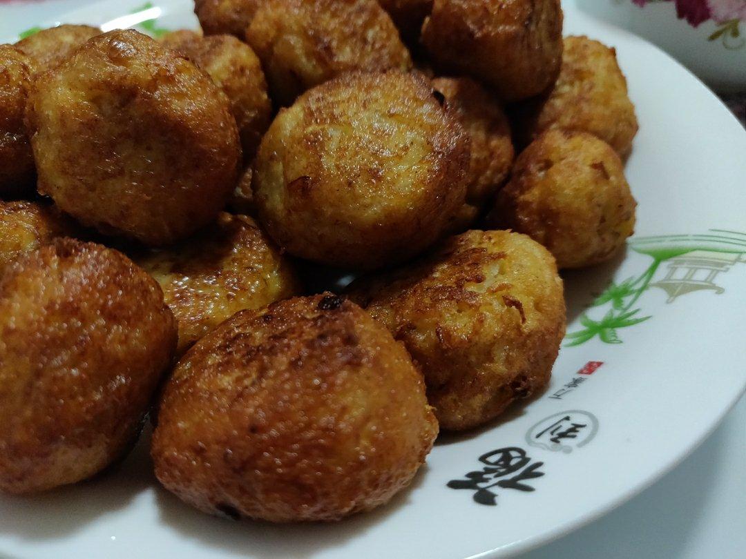 炸萝卜丝丸子