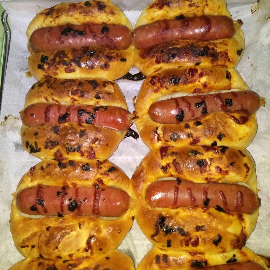 葱香台湾肠仔面包