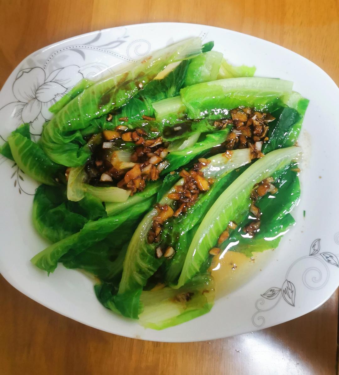 白灼生菜（罗马生菜）