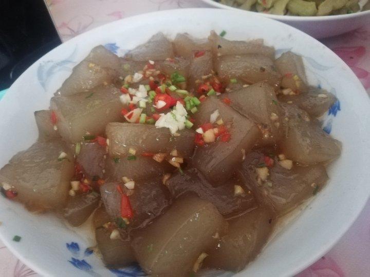 紫薯糯米凉糕