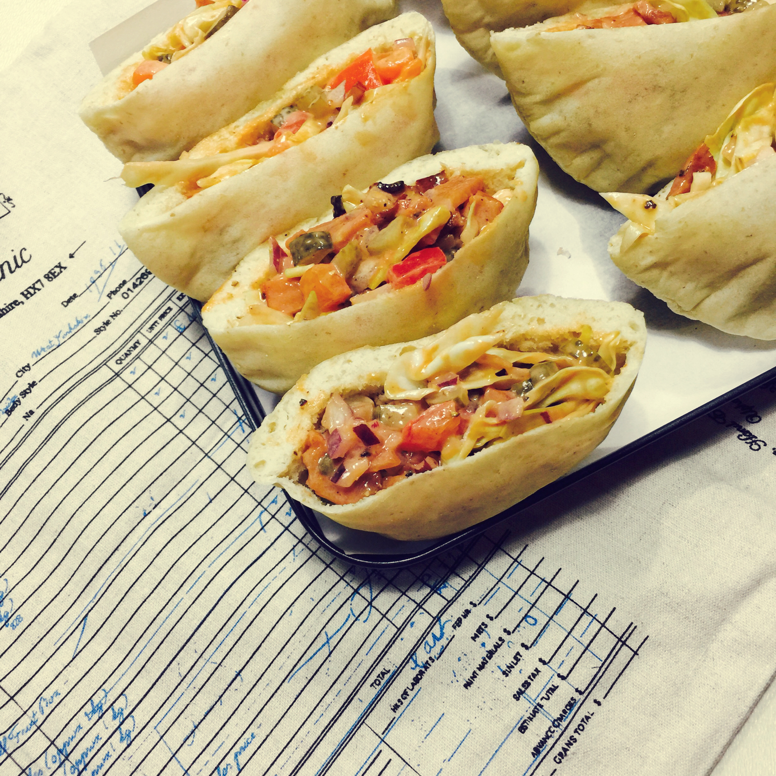 瓶启做的皮塔饼