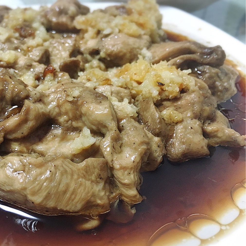 蒜蓉蒸鸡胸（鸡腿）