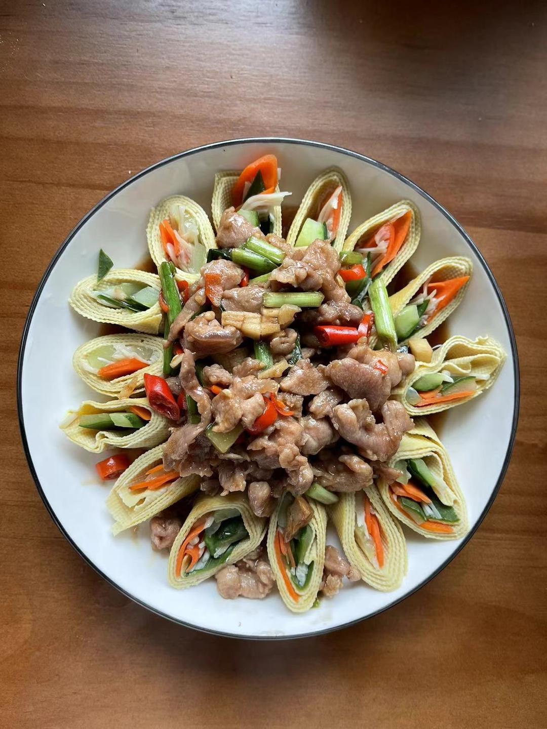 💯蔬菜豆皮卷健康又美味(减肥必备)